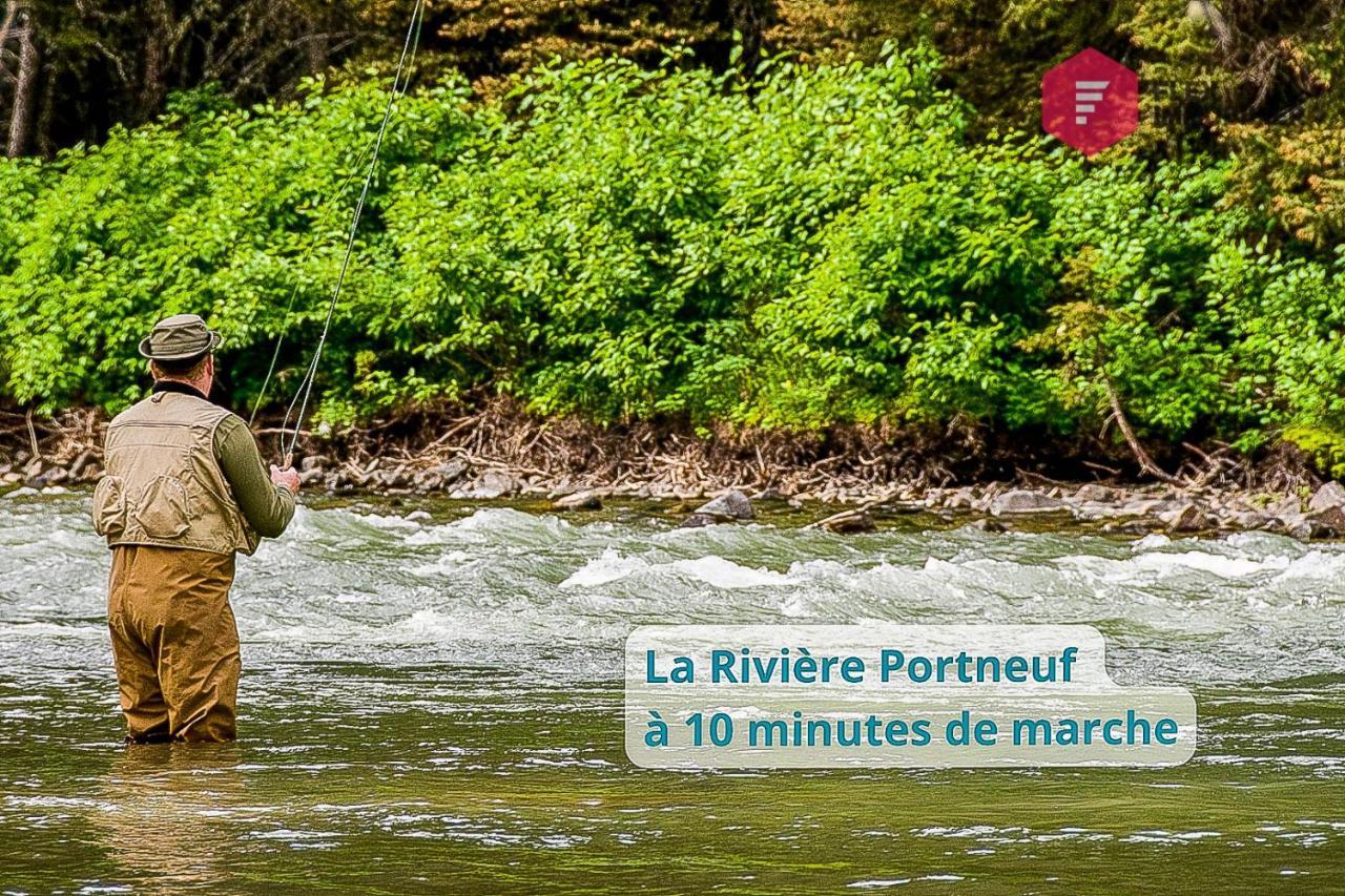 Pont-Rouge Le Harfang De Portneuf / Hot Tub Pool Sauna Billiards Trails מראה חיצוני תמונה