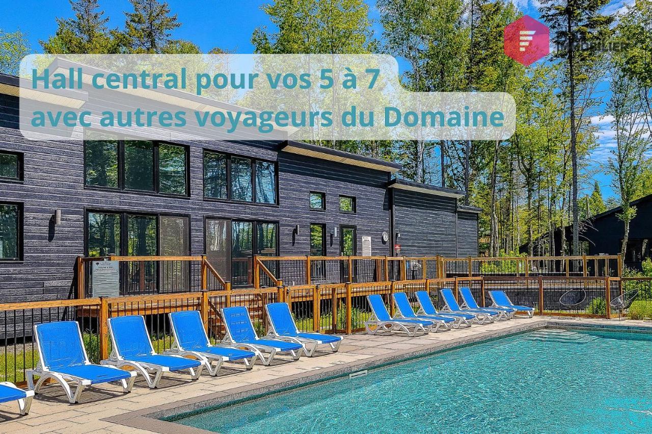 Pont-Rouge Le Harfang De Portneuf / Hot Tub Pool Sauna Billiards Trails מראה חיצוני תמונה